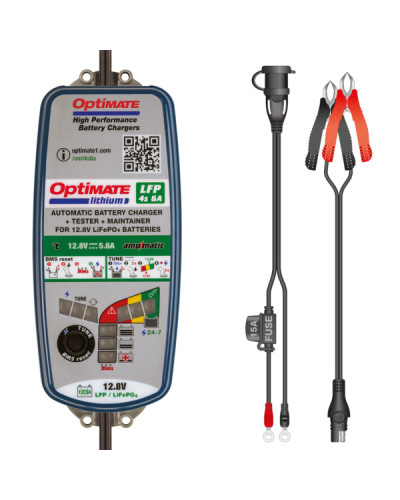 Caricabatterie TecMate OptiMate Lithium 4s 6A