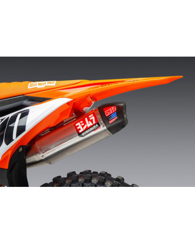 KTM 450SX-F FE 22 / HUSQVARNA FC450 RE 22 RS-12 STAINLESS FULL EXHAUST, W/ ALUMINUM MUFFLER