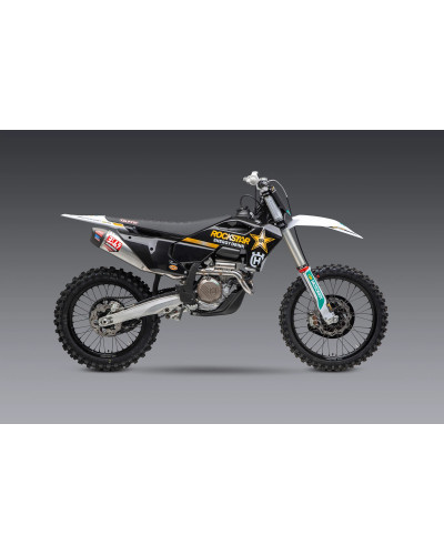 Scarico completo Yoshimura RS-12 acciaio/alluminio per KTM 250 SX-F / Husqvarna FC 250 2023