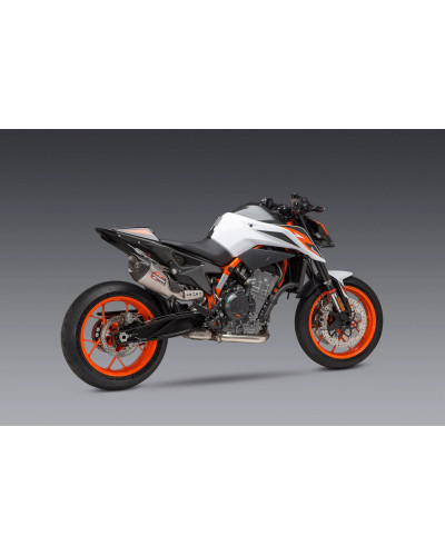 Terminale Yoshimura AT2 Race in acciaio per KTM 890 Duke R 2020-2021 / 790 Duke 2019-2020