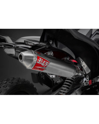 RAPTOR 700/R/SE 15-22 YOSHIMURA RS-2 STAINLESS FULL EXHAUST, W/ ALUMINUM MUFFLER