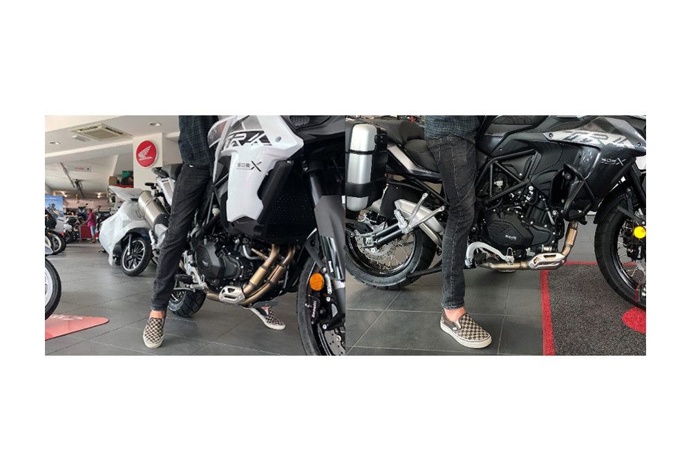 New service: suspension lowering modification for Benelli TRK 502 X