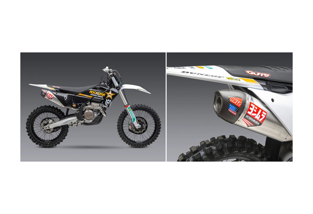 NUOVO SCARICO COMPLETO YOSHIMURA RS-12 ACCIAIO/ALLUMINIO PER KTM 250 SX-F / HUSQVARNA FC 250 2023