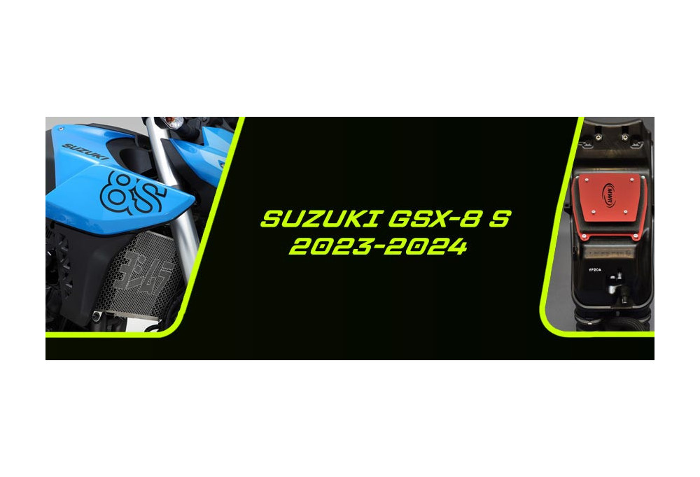 The products for the New SUZUKI GSX-8 S 2023-2024, jump on the saddle!